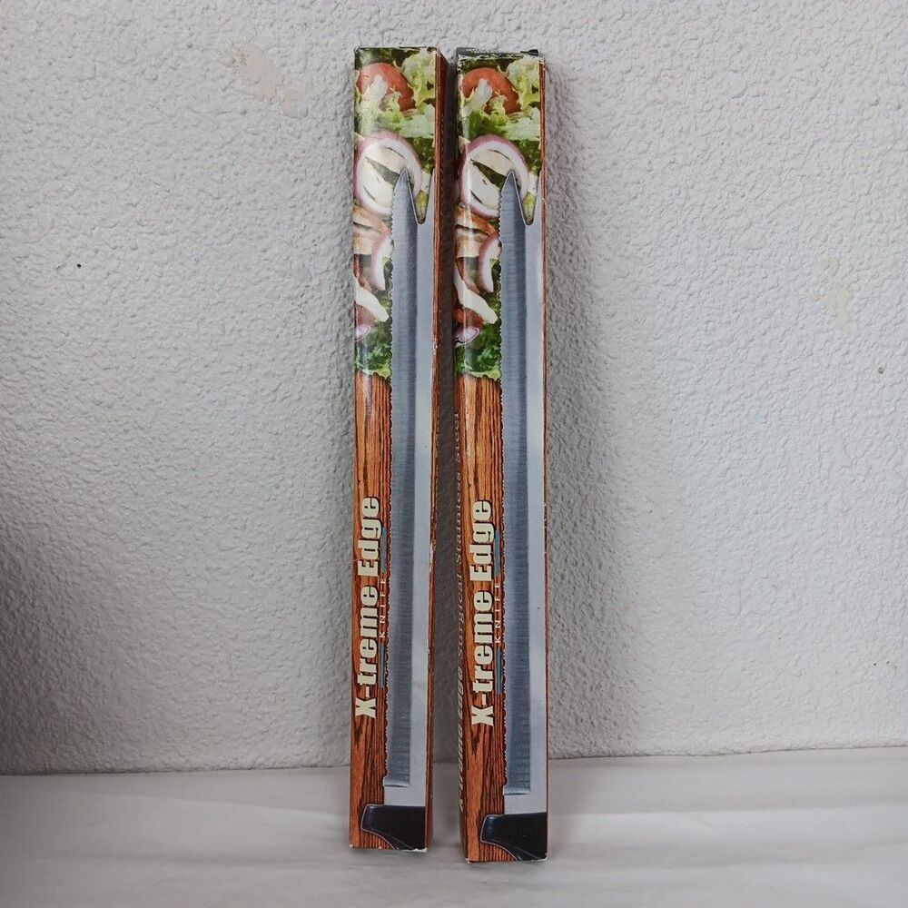 New Forever X-treme Edge Knife Surgical Stainless Steel 8" Blade W/ Box Lot of 2
